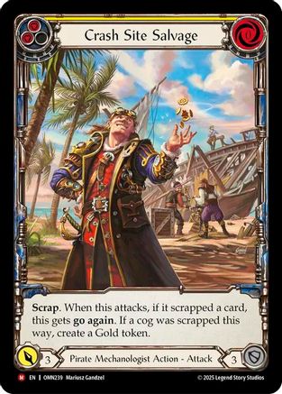 Crash Site Salvage (Extended Art) (OMN239) Cold Foil