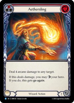 Aethersling (Red) (OMN134) Rainbow Foil