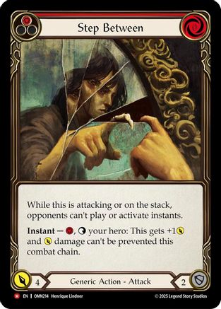 Step Between (Red) (OMN214) Rainbow Foil