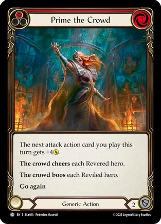 Prime the Crowd (Red) (SLY013)