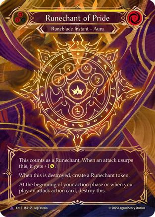 Runechant of Pride (Yellow)(Marvel) (IAR155-MV) Cold Foil