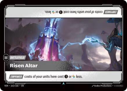 Risen Altar Rainbow Foil
