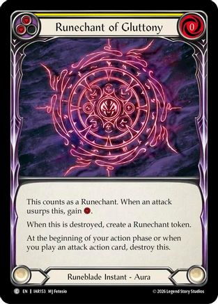 Runechant of Gluttony (IAR153)