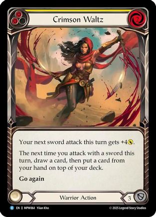 Crimson Waltz (Yellow) (MPW064) Rainbow Foil