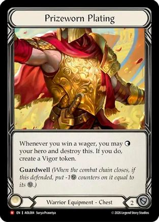 Prizeworn Plating (AOL004) Rainbow Foil