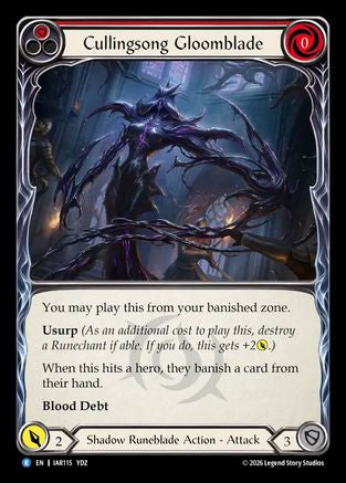 Cullingsong Gloomblade (IAR115) Rainbow Foil