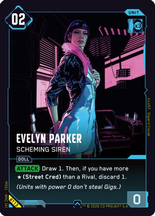 Evelyn Parker - Scheming Siren (B113) - Welcome to Night City Beta