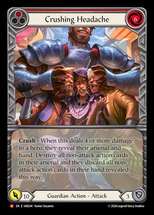 Crushing Headache (Extended Art) (IAR244) Rainbow Foil