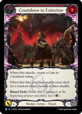 Countdown to Extinction (IAR167) Rainbow Foil