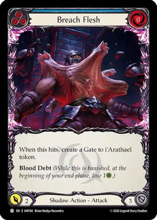 Breach Flesh (Blue) (IAR184) Rainbow Foil