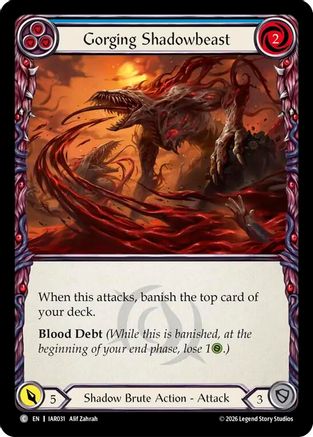 Gorging Shadowbeast (Blue) (IAR031)