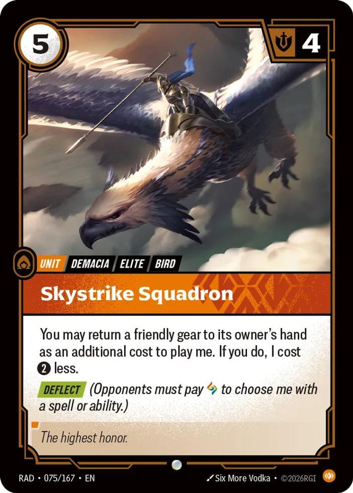 Skystrike Squadron (075/167) - Radiance Foil