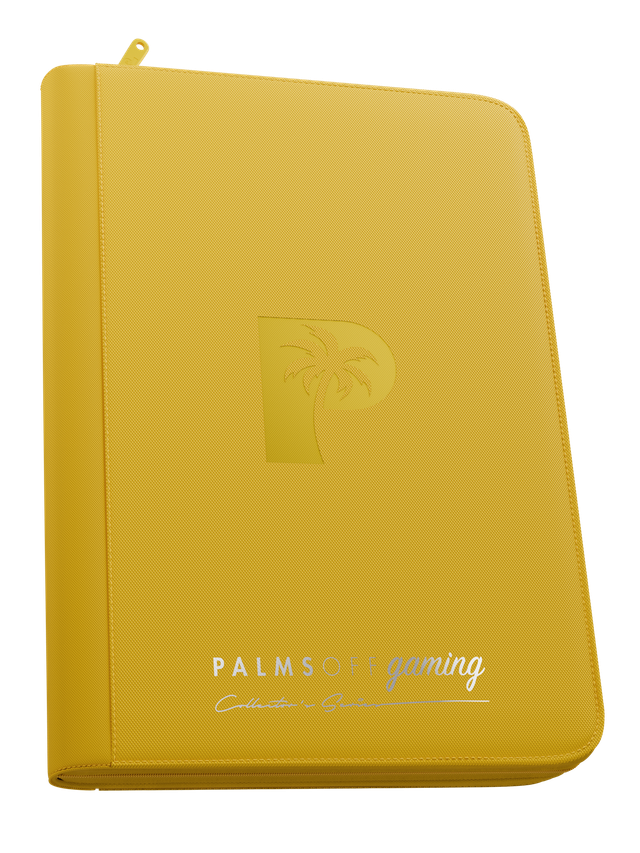 Collector's Series 9 Pocket Zip Binder - Yellow