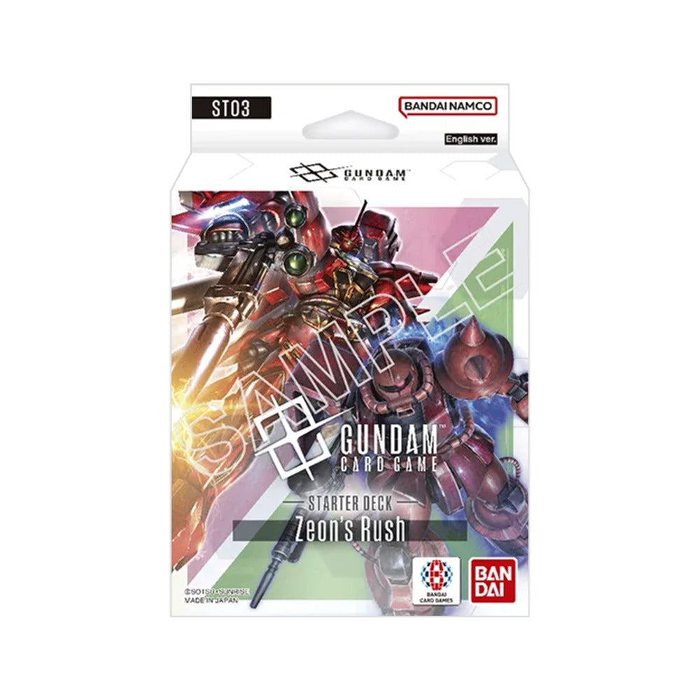 Gundam starter Deck Zeon's Rush ST03