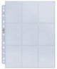 ULTRA PRO PAGE - 9Pocket HOLOGRAM Platinum Page (Holds 2.5" x 3.5" cards)