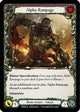 Alpha Rampage (WTR006)  Unlimited Edition Rainbow Foil