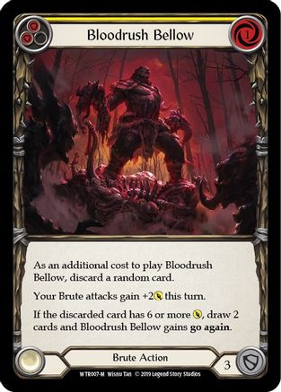 Bloodrush Bellow (WTR007)  1st Edition