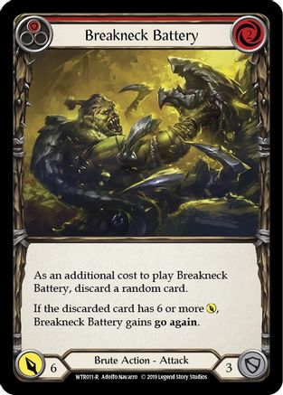 Breakneck Battery (Red) (WTR011)  1st Edition