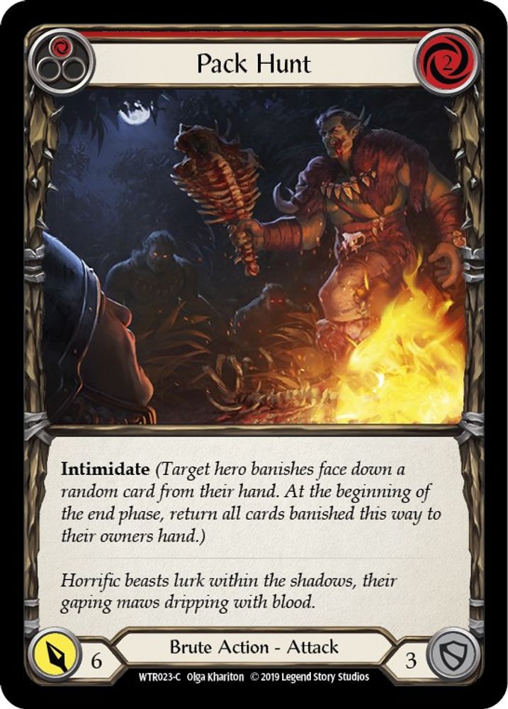 Pack Hunt (Red) (WTR023)  1st Edition