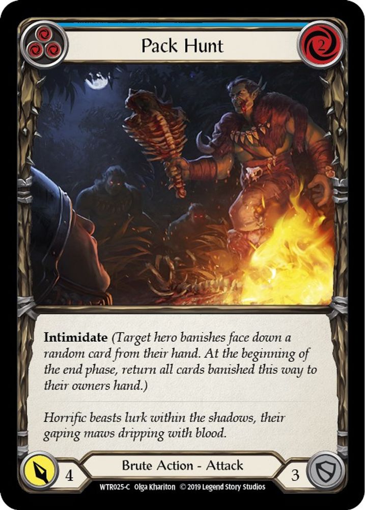 Pack Hunt (Blue) (WTR025)  Unlimited Edition