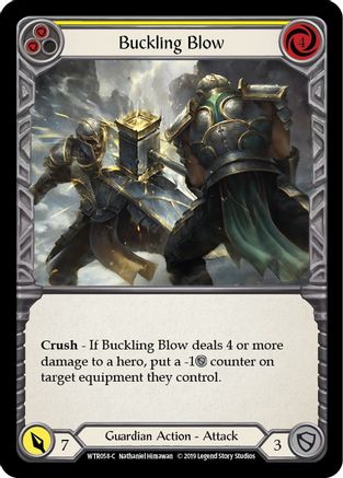 Buckling Blow (Yellow) (WTR058)  1st Edition
