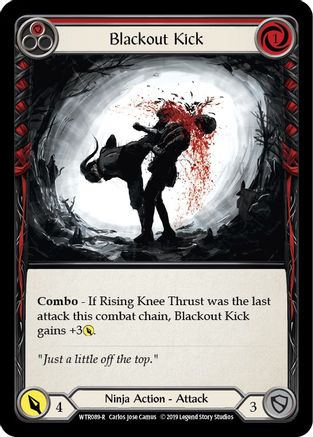 Blackout Kick (Red) (WTR089)  1st Edition