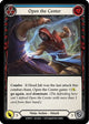 Open the Center (Blue) (WTR097)  Unlimited Edition Rainbow Foil