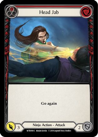 Head Jab (Red) (WTR098)  Unlimited Edition