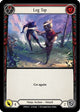 Leg Tap (Red) (WTR101)  1st Edition Rainbow Foil