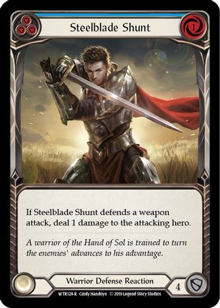 Steelblade Shunt (Blue) (WTR128)  1st Edition