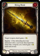 Biting Blade (Yellow) (WTR136)  1st Edition Rainbow Foil