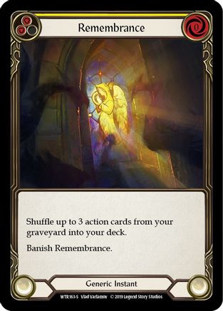 Remembrance (WTR163)  1st Edition