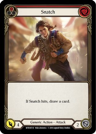 Snatch (Red) (WTR167)  1st Edition Rainbow Foil