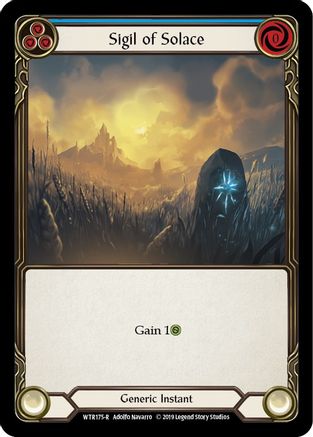 Sigil of Solace (Blue) (WTR175)  1st Edition