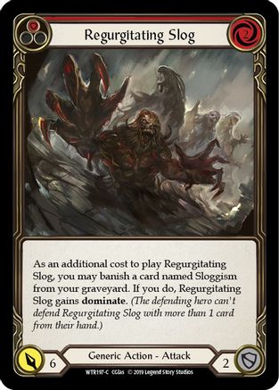 Regurgitating Slog (Red) (WTR197)  1st Edition Rainbow Foil