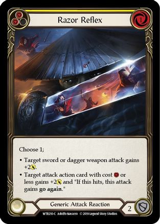Razor Reflex (Yellow) (WTR210)  Unlimited Edition