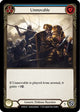 Unmovable (Blue) (WTR214)  Unlimited Edition Rainbow Foil