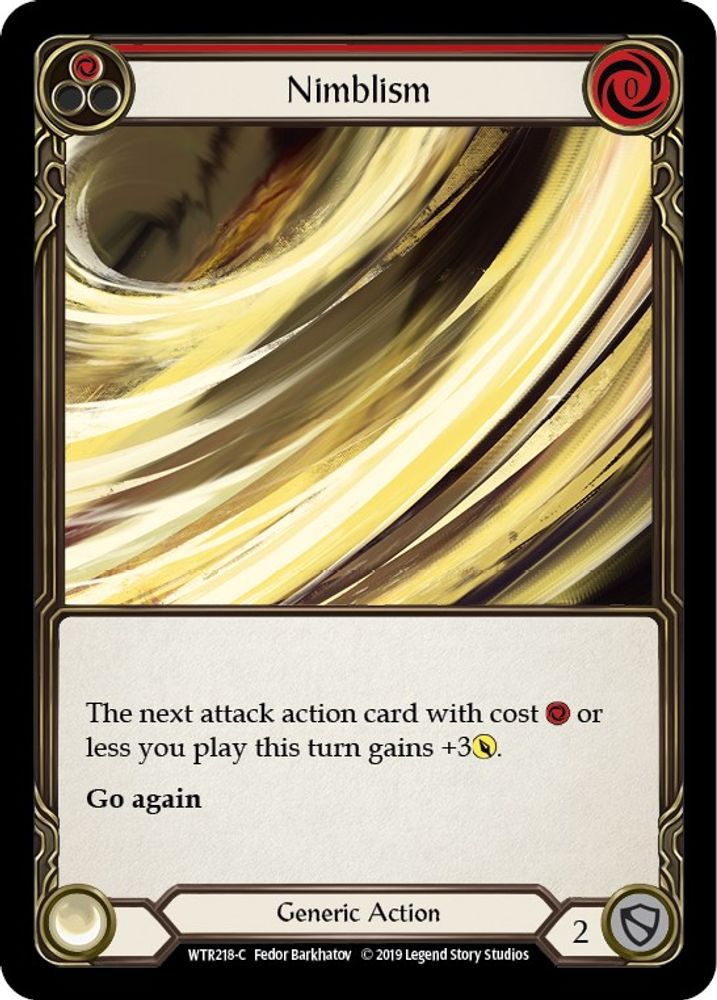 Nimblism (Red) (WTR218)  Unlimited Edition Rainbow Foil