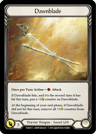 Dawnblade (TEA003)  1st Edition