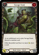 Savage Feast (Red) (RNR010)  1st Edition