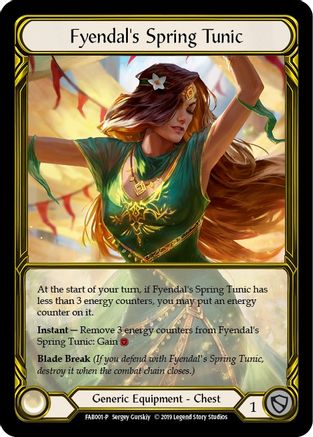 Fyendal's Spring Tunic (Golden) - FAB001 (FAB001)  1st Edition Cold Foil