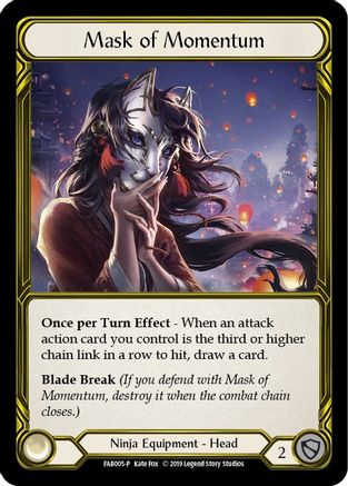 Mask of Momentum (Golden) - FAB005 (FAB005)  1st Edition Cold Foil