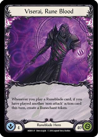 Viserai, Rune Blood - HER011 (HER011)  1st Edition Cold Foil