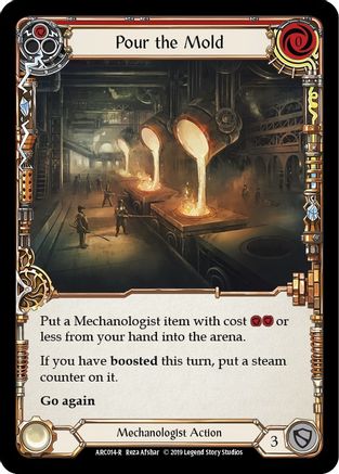 Pour the Mold (Red) (ARC014)  Unlimited Edition
