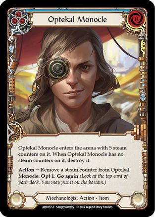 Optekal Monocle (ARC037)  1st Edition
