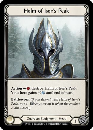 Helm of Isen's Peak (BVO004)  1st Edition