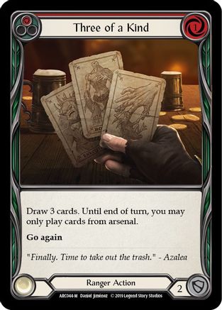 Three of a Kind (ARC044)  1st Edition Rainbow Foil