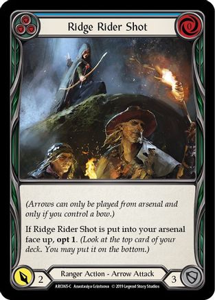 Ridge Rider Shot (Blue) (ARC065)  Unlimited Edition