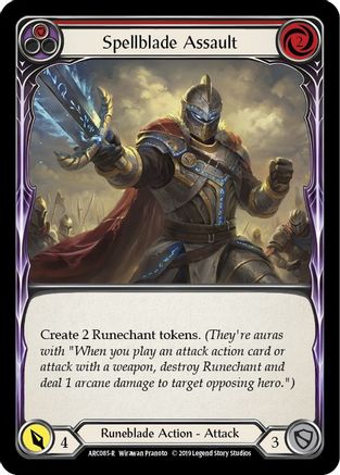Spellblade Assault (Red) (ARC085)  Unlimited Edition