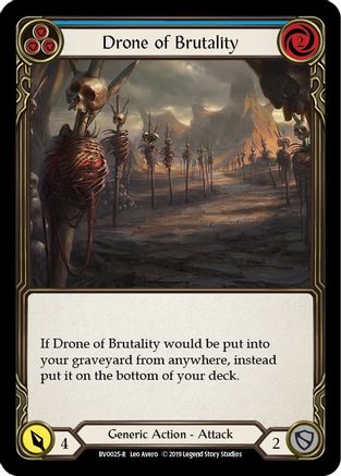 Drone of Brutality (Blue) (BVO025)  1st Edition